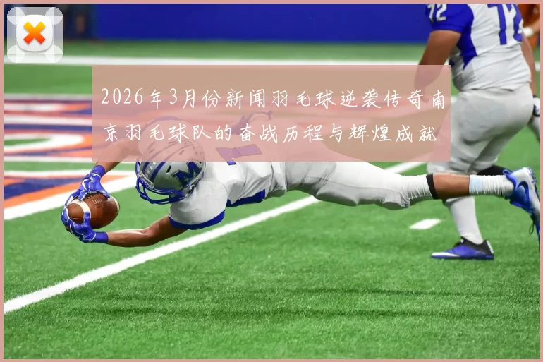 2026年3月份新闻羽毛球逆袭传奇南京羽毛球队的奋战历程与辉煌成就